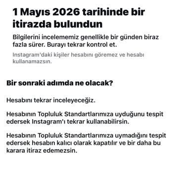 Şikayet Sonrası Tüm Hesaplarımın Haksız Askıya Alınması