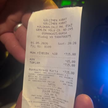 Ulu Hünkar Bursa Kebap Fiyat Tutarsızlığı
