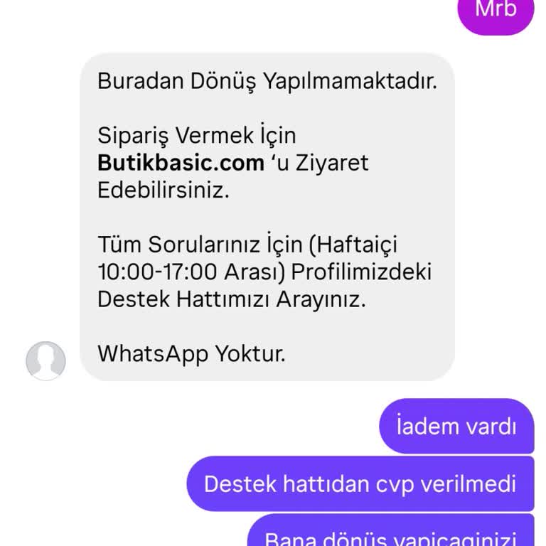 İade Edilmemiş 1900 TL Ve Kargo Ücreti, Instagram Hesabı Kapatıldı