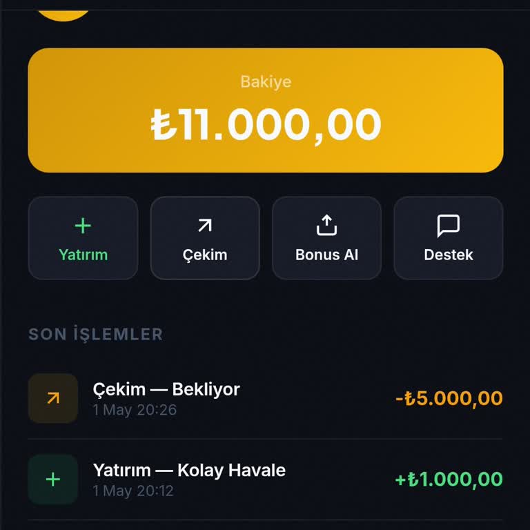 Wincasino Yatırım Sonrasında Çekim Talebi Oluşturmama Rağmen Ödeme Hesabıma Geçmedi