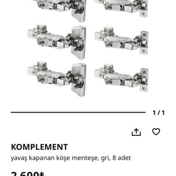 İKEA Komplement Menteşe Kapak Stok Sorunu Ve Zaman Kaybı