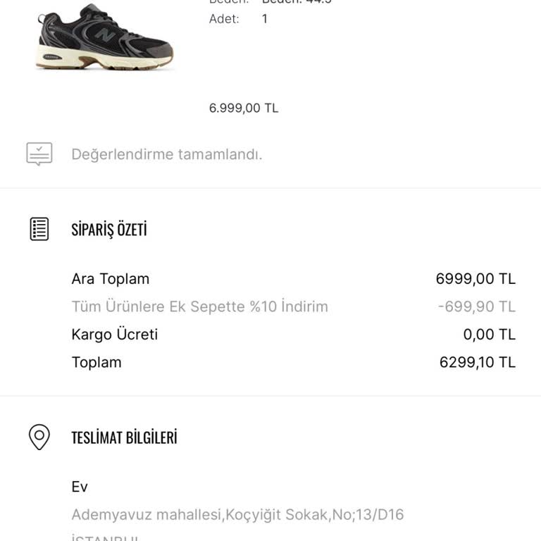 Kutu Hasarı İddiası İle İade Reddi Ve Kalitesiz New Balance Ayakkabı Şikayeti