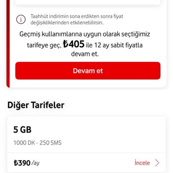 Vodafone'dan Uzun Süreli Müşteriye Aşırı Fiyat Teklifi