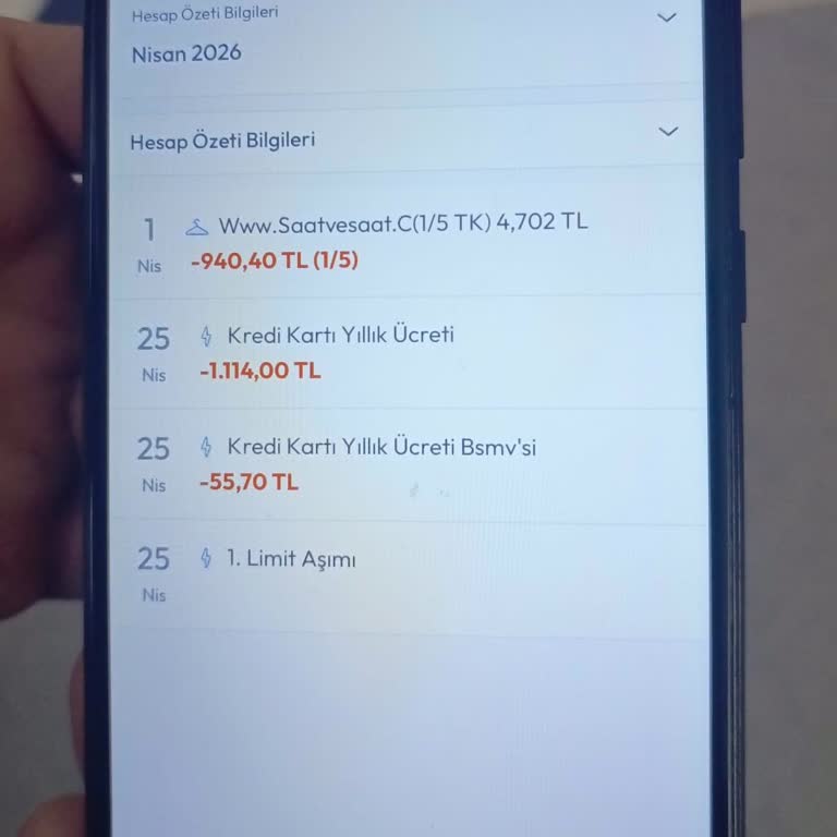 Kart Aidatı Kesintisi Ve Yanıltıcı Bilgilendirme