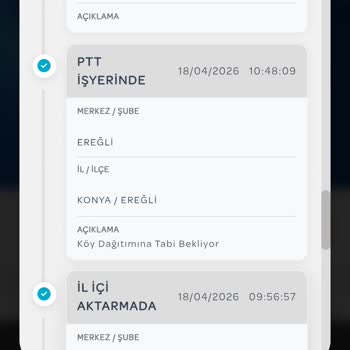 PTT Kargo Teslim Edilmemesi Ve Yanıltıcı Takip Bilgisi