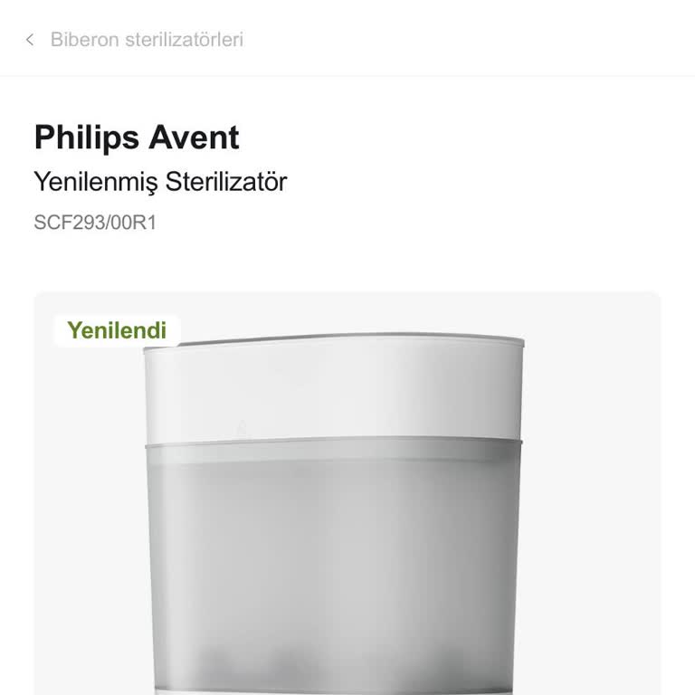 Philips SCF293/00R1 Ürünü Webde Görünüyor, Satın Alınamıyor
