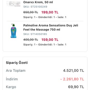 Teslim Edilmeyen Siparişin Eksik İadesi Ve Tam Geri Ödeme Talebi