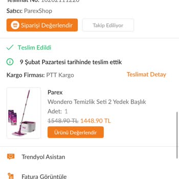 Parex Wandero Setinde Eksik Kova Taşıma Sapı