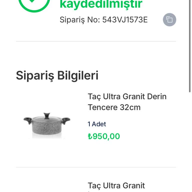 Sipariş Takip Bilgisi Gönderilmedi, Müşteri Hizmeti Cevapsız