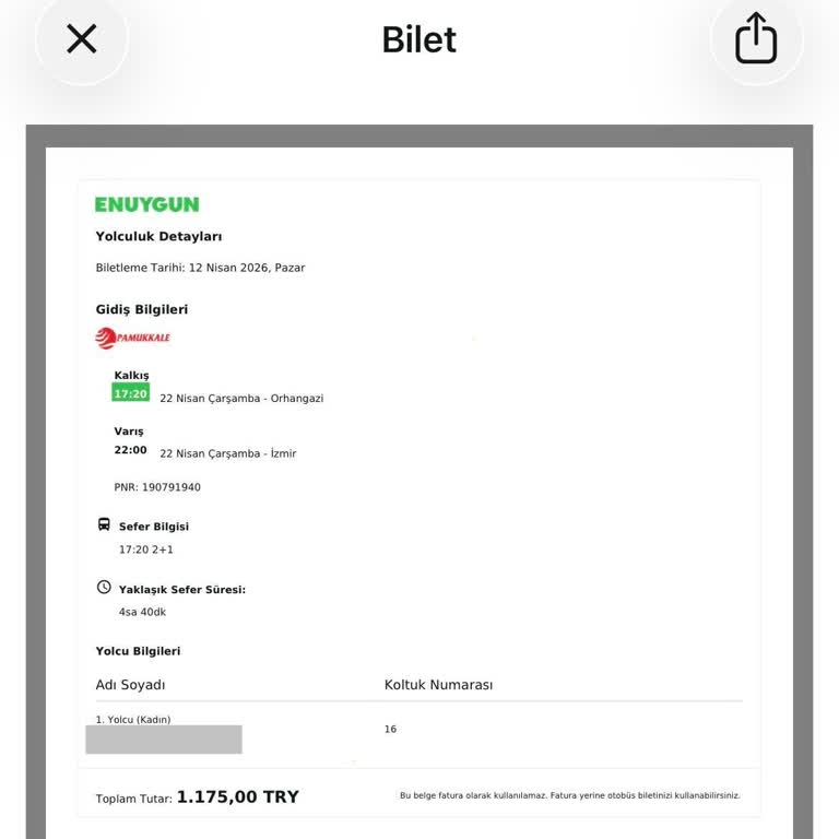 Otobüs Beni Almadan Çıktı İkinci Bilet Ücreti Ve Kötü Müşteri Hizmetiyle Mağdur Oldum