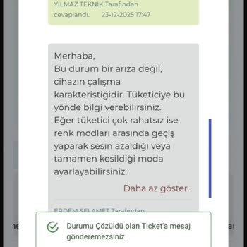 Dijitsu 65DG22000 Ürününde Sürekli Parazit Ve Servis Sorunu
