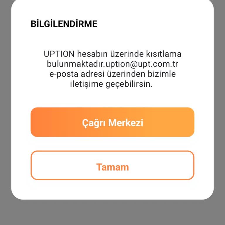 Uption Hesabımda Açıklama Olmadan Kısıtlama Ve 7.000 TL Blokajı