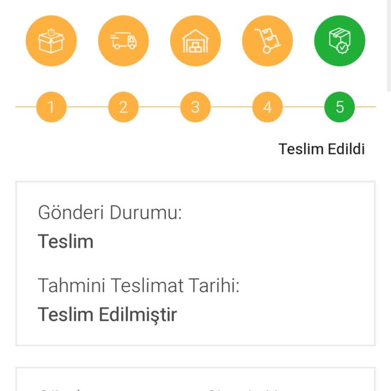 Teslim Edilmediği Görülen Sipariş İçin Kargo Ve Müşteri Hizmetleri Sorunu