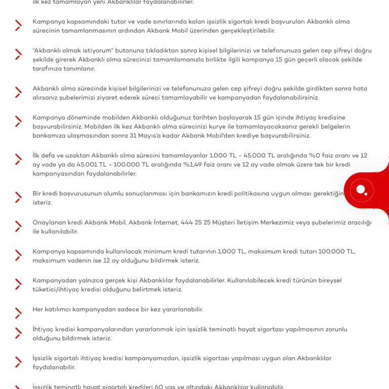 Sistem Hatası Nedeniyle Yeni Müşteri Kredi Kampanyası Reddedildi
