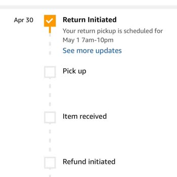 Amazon Return Not Picked Up, No Contact From Delivery Agent