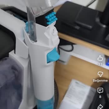 Shark Stainstriker PX200 Model Koltuk Yıkama Makinesinde Hortum Temizleme Kapağı Eksik