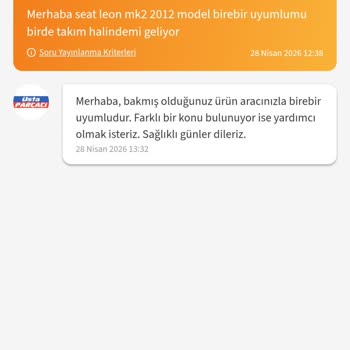Yanlış Parça Gönderildi, İade Talebi