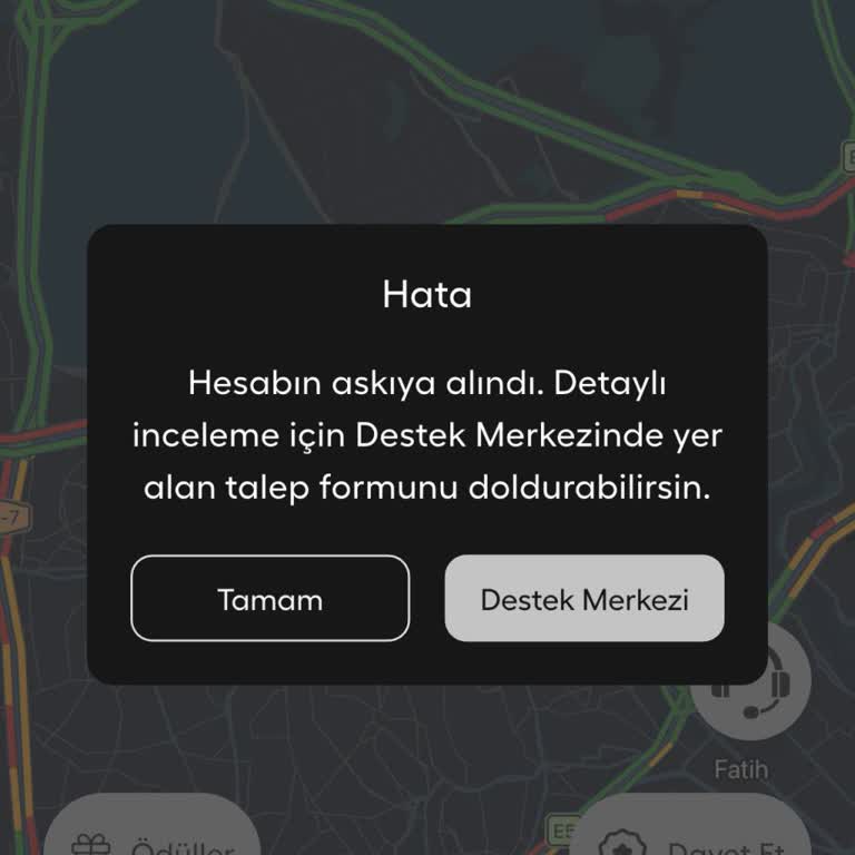 Hesabım Haksız Şekilde Askıya Alındı Ve Destekten Yanıt Gelmedi