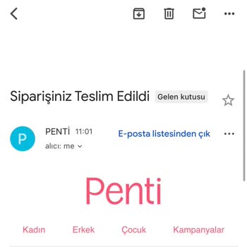 Teslim Edildi Görünen Siparişim Ürün Gelmedi Ve İade Almadım
