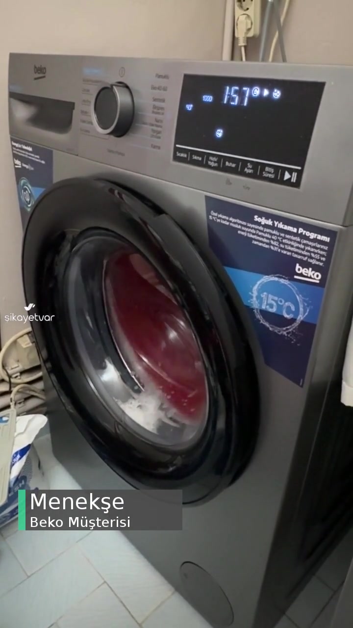 Beko Ayıplı Çamaşır Makinesi; Gürültülü Çalışıyor, Yerinde Durmuyor! videonun kapak resmi