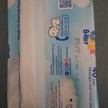 Uni Baby Islak Mendilde Şiddetli Pişik Ve Kötü Koku