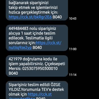 Telefonuma Gelen Yanlış Sipariş Bilgisi Ve Kişisel Veri Güvenliği Endişesi