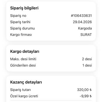 Gardrops'tan Ücretsiz Kargo Vaadi İhlali: 9,99 TL Kesildi