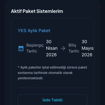 İade Sistemi Hatası Ve Otomatik Yenileme Sonrası İade Reddi