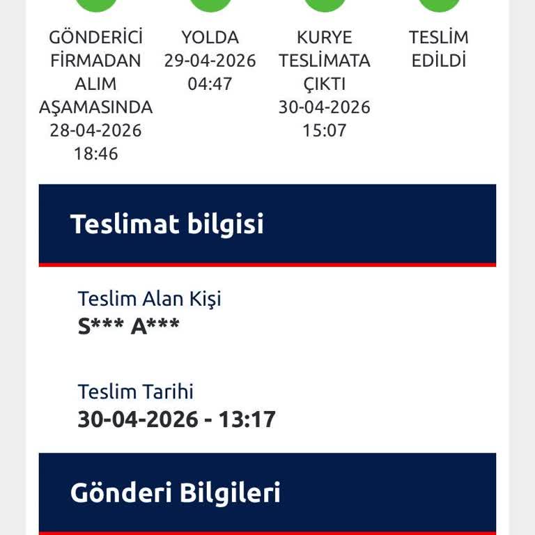 Ceva Logistics Teslim Edildi Görünen Bebek Arabam Elime Ulaşmadı