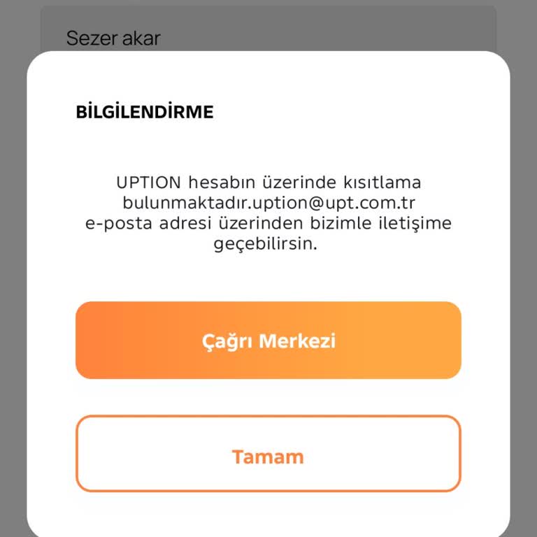 Uption Hesabımda 8.090 TL Çekemiyorum, Kısıtlama Ve İade İçin Acil Destek