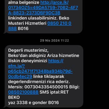 Beko Çamaşır Makinem Sürekli Arızalı, Değişim Talebim