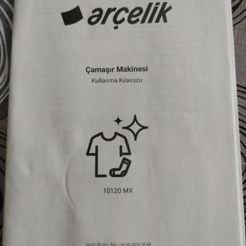 Arçelik Çamaşır Makinesi Aşırı Titredi İade Talep Ediyorum