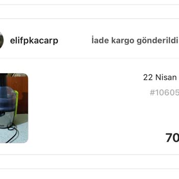 Çalışmayan Meyve Sıkacağı İçin İade Sürecinin Gecikmesi Ve Satıcı İletişimsizliği