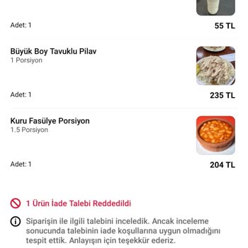 Yanlış Ürün Gönderimi, Eksik Teslimat Ve İade Reddi