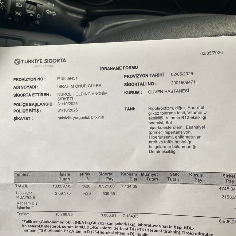 Hastane Sigorta İşlemlerindeki Sorunlar