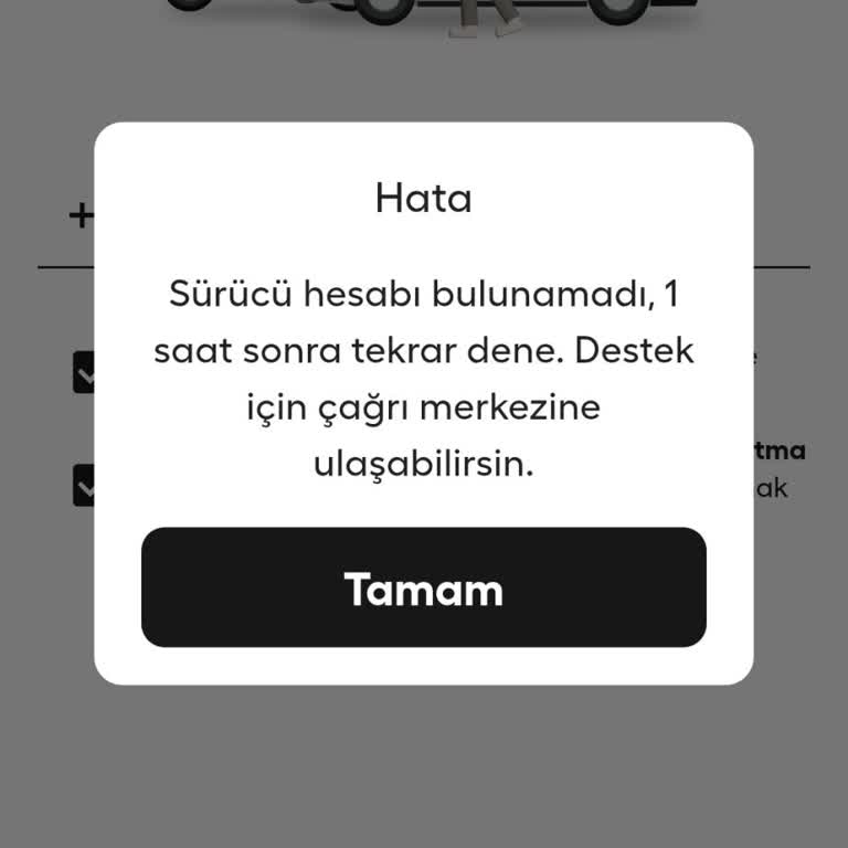 Martı Tag Sürücü Hesabım Bulunamadı, Giriş Yapamıyorum Ve Müşteri Hizmetlerinden Destek Alamıyorum