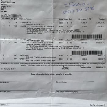 Garanti Kapsamındaki TV'de Çizgi Arızası Ve Servis Raporu Reddi