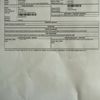 Servis Sonrası Laptopum Açılmıyor Ve Siyah Ekran Veriyor