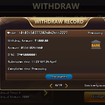 Teen Patti Master Withdrawal ₹10000 Stuck in Pending Status