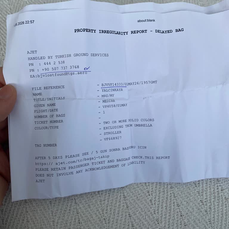 Anadolu Jet’te Bebek Arabam Kayıp, Yardım Bulamadım
