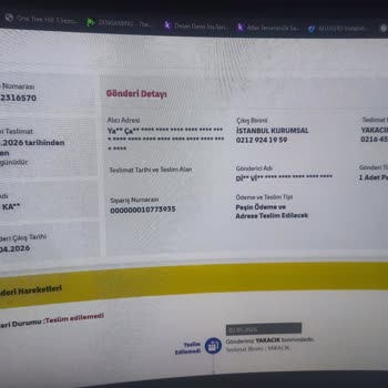 Teslimat Denemesi Yapılmadan Kargolar Teslim Edilemedi Olarak İşaretlendi