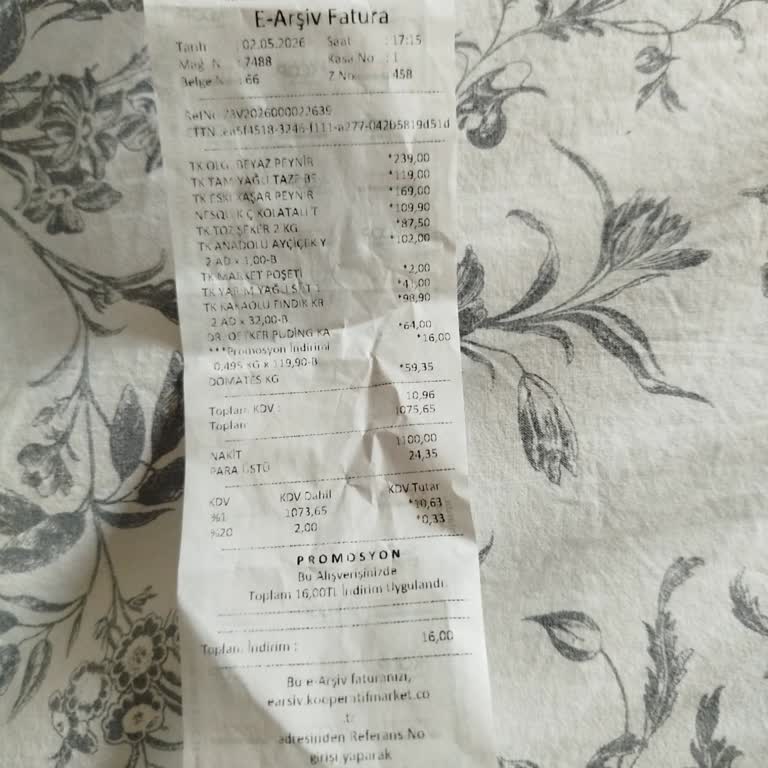 Koop Market Haksız Yere Tahsil Edilen 239 TL