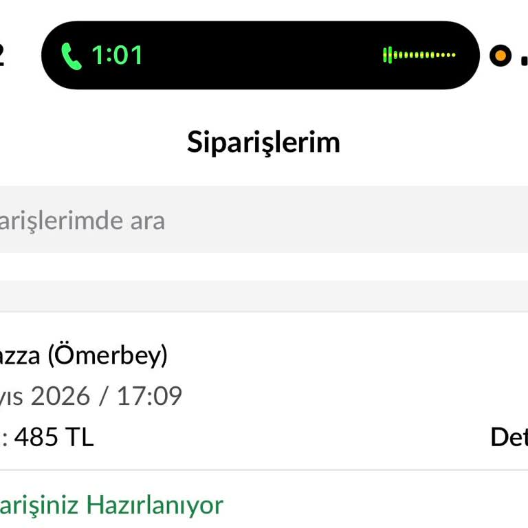 İptal Edilen Siparişin Hâlâ Hazırlanıyor Gösterilmesi Ve 1,5 Saatlik Mağduriyet