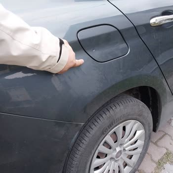Opet İstasyonunda LPG Dolumu Sonrası Çizik Ve Boya Hasarı