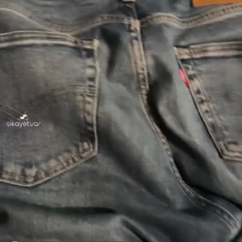 Levi's 511 Kot Pantolon 2 Ay Dayanmadı