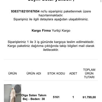 Yanlış Beden Ve Etiketsiz Defolu Ürün Gönderimi, İade Sürecinde Güvensizlik