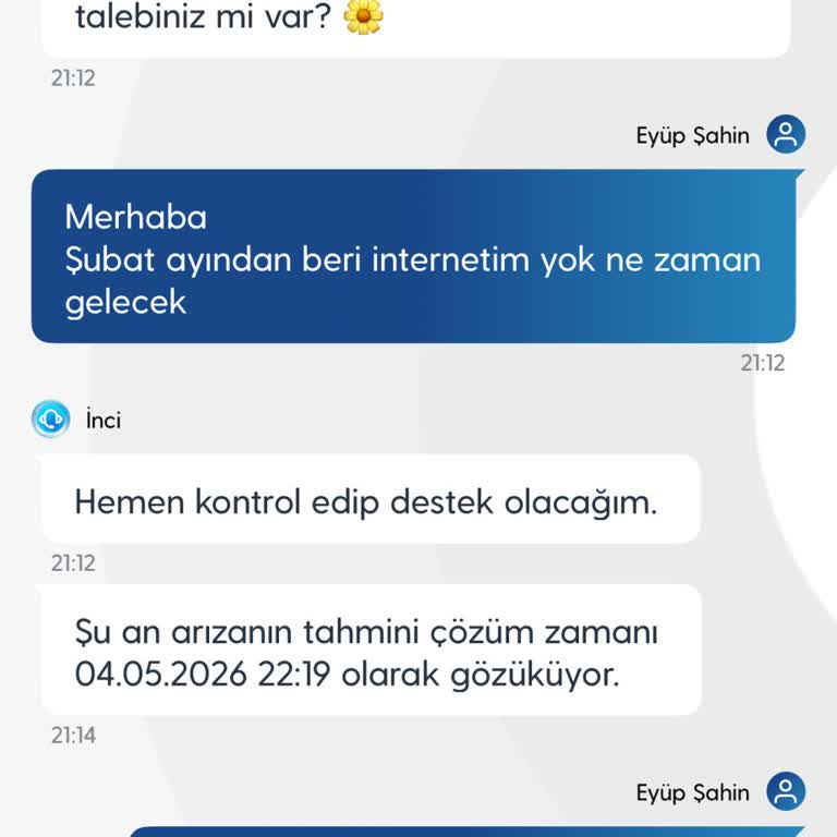 İstanbul Bahçelievler'de Uzun Süreli İnternet Kesintisi Ve Altyapı Arızası