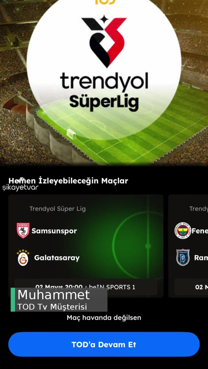 Tod TV Uygulamasında Maçlar Sürekli Hata Veriyor videonun kapak resmi