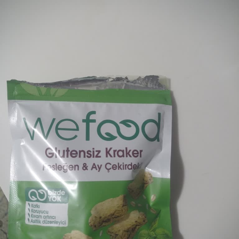 Kötü Koku Ve Tarih Bilgisi Olmayan Wefood Glutensiz Kraker