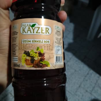 Kayzer Üzüm Sirkesi Etiketiyle Yanıltıyor